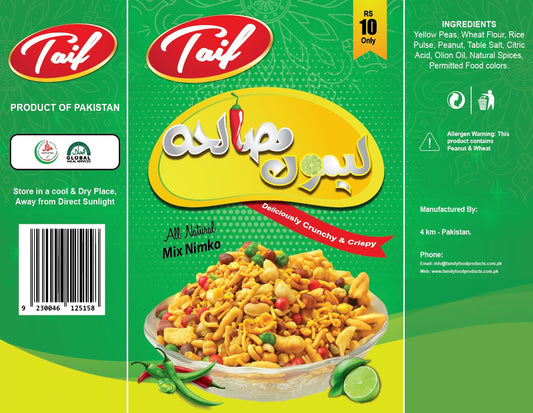 Taif Lemon Masala Mix Nimko β Crunchy & Crispy Snack