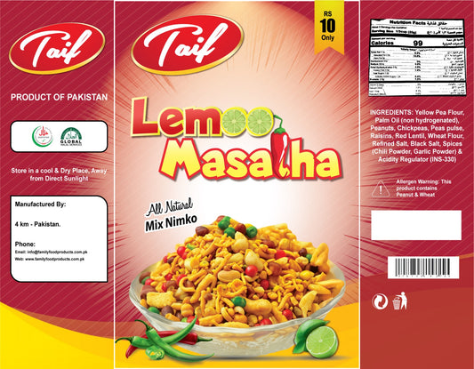 Taif Lemon Masala Mix Nimko β Spicy & Tangy Snack