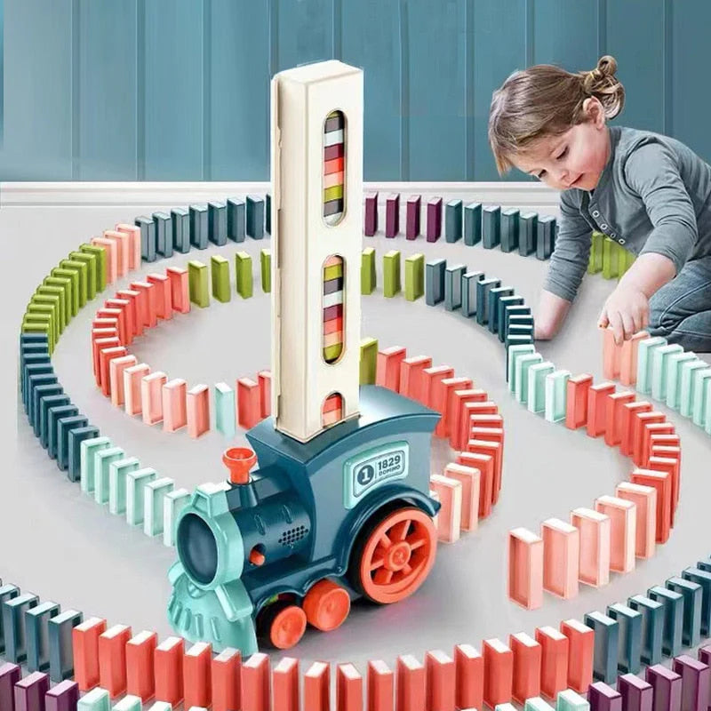 🚂 قطار الدومينو الذكي للأطفال